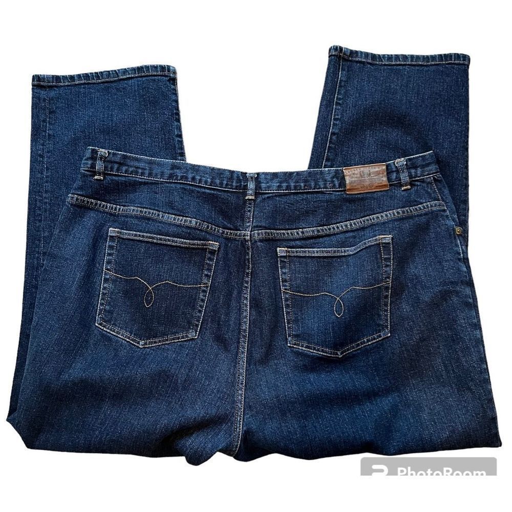 Ralph Lauren Classic Straight Dark Wash Jeans Size 22W